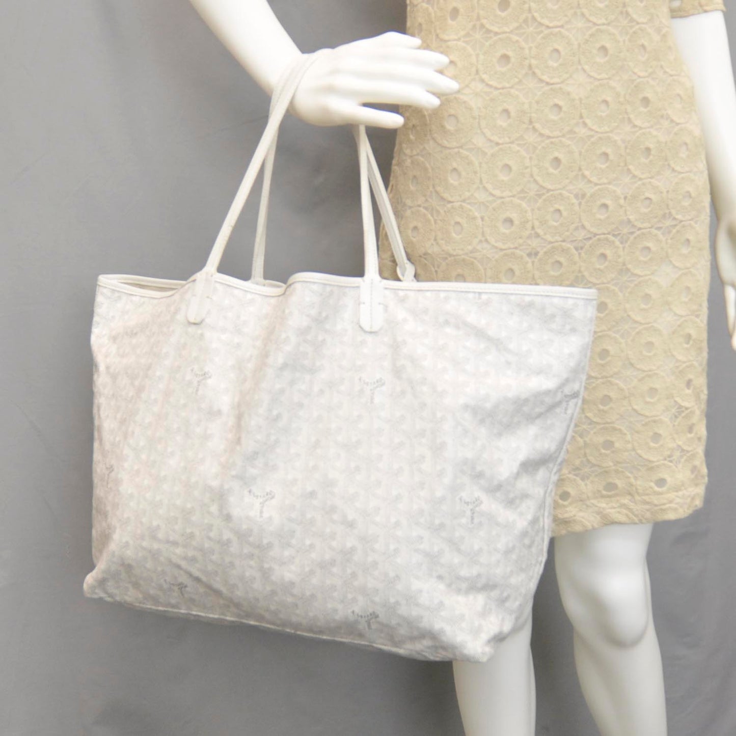 Goyardine Saint Louis GM White