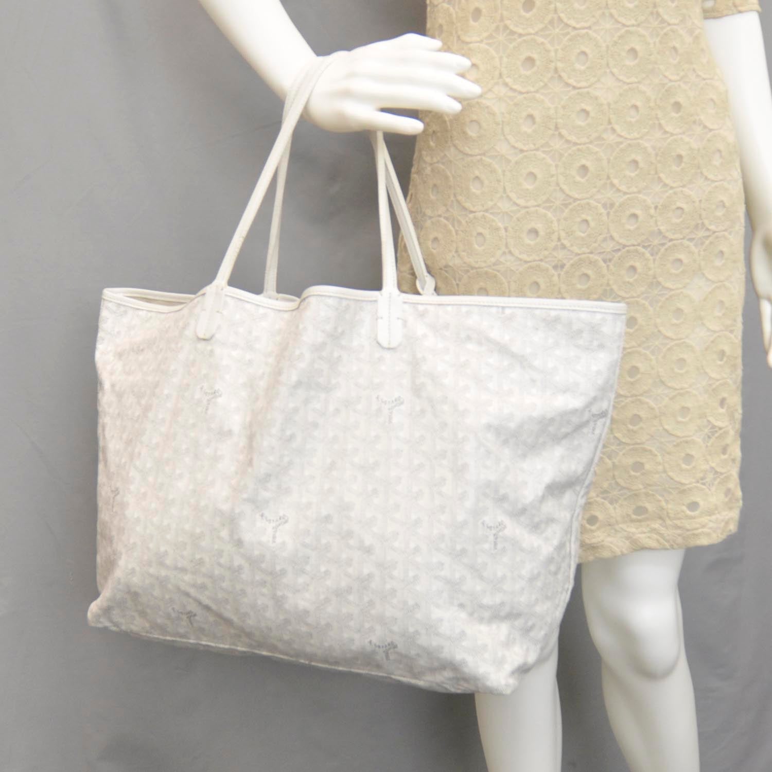 Goyard Goyardine Saint Louis GM White 2 of 9