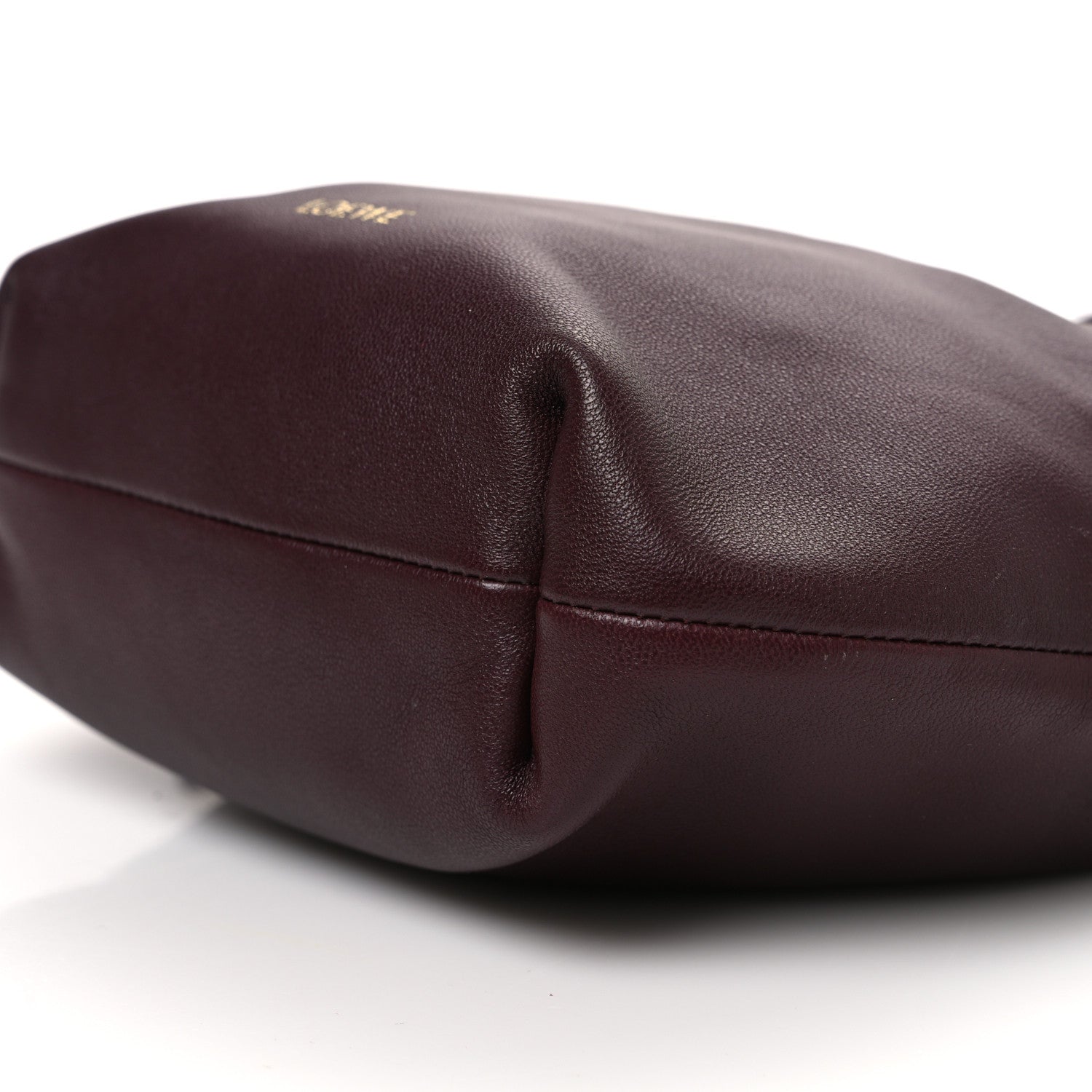 Loewe Mellow Nappa Donut Chain Mini Flamenco Knot Clutch Dark Burgundy 10 of 11