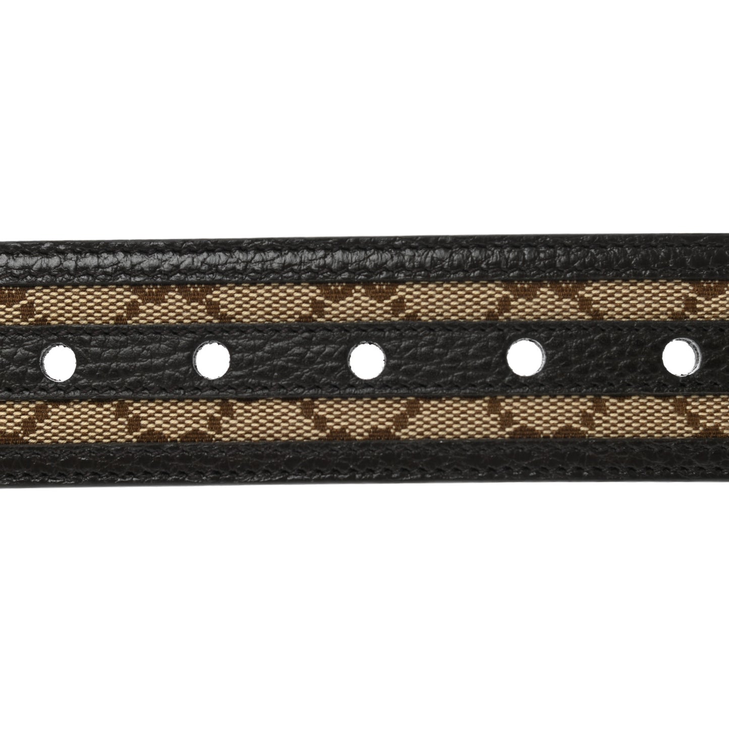 Monogram Dollar Calfskin 40mm Belt 90 36 Beige Ebony Testa di Moro