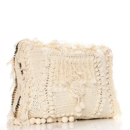 Stella McCartney Crochet Falabella Tote Egg White 3 of 12