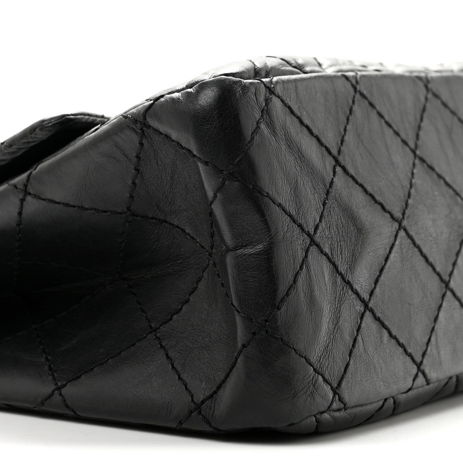 Chanel Aged Calfskin Quilted 2.55 Reissue 226 Flap Black 9 of 13