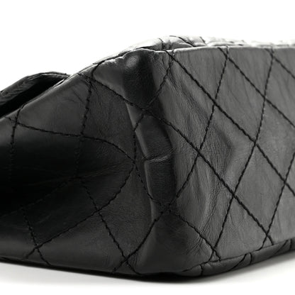 Chanel Aged Calfskin Quilted 2.55 Reissue 226 Flap Black 9 of 13