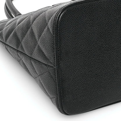 Chanel Caviar Quilted Medallion Tote Black 9 of 10
