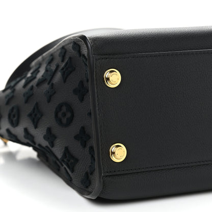 Louis Vuitton Calfskin Monogram Tufting On My Side Black 9 of 11