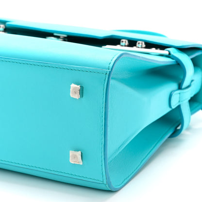 Delvaux Calfskin MM Tempete Satchel Turquoise 10 of 10