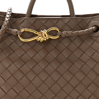 Bottega Veneta Nappa Intrecciato Small Andiamo Shoulder Bag Pinecone 8 of 10