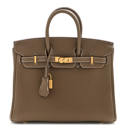 Hermes Togo Birkin 25 Etoupe 1 of 14