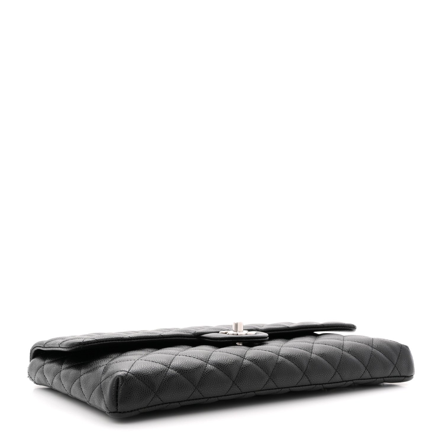 Chanel Caviar Quilted Flap Clutch Black 4 of 8
