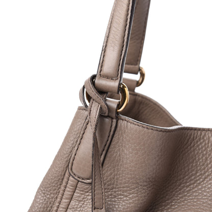 Gucci Pebbled Calfskin Medium Soho Shoulder Bag New Fango 16 of 17