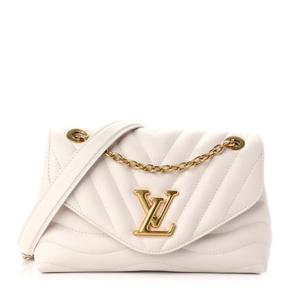 Louis Vuitton Calfskin LV New Wave Chain Bag Ivory 1 of 8