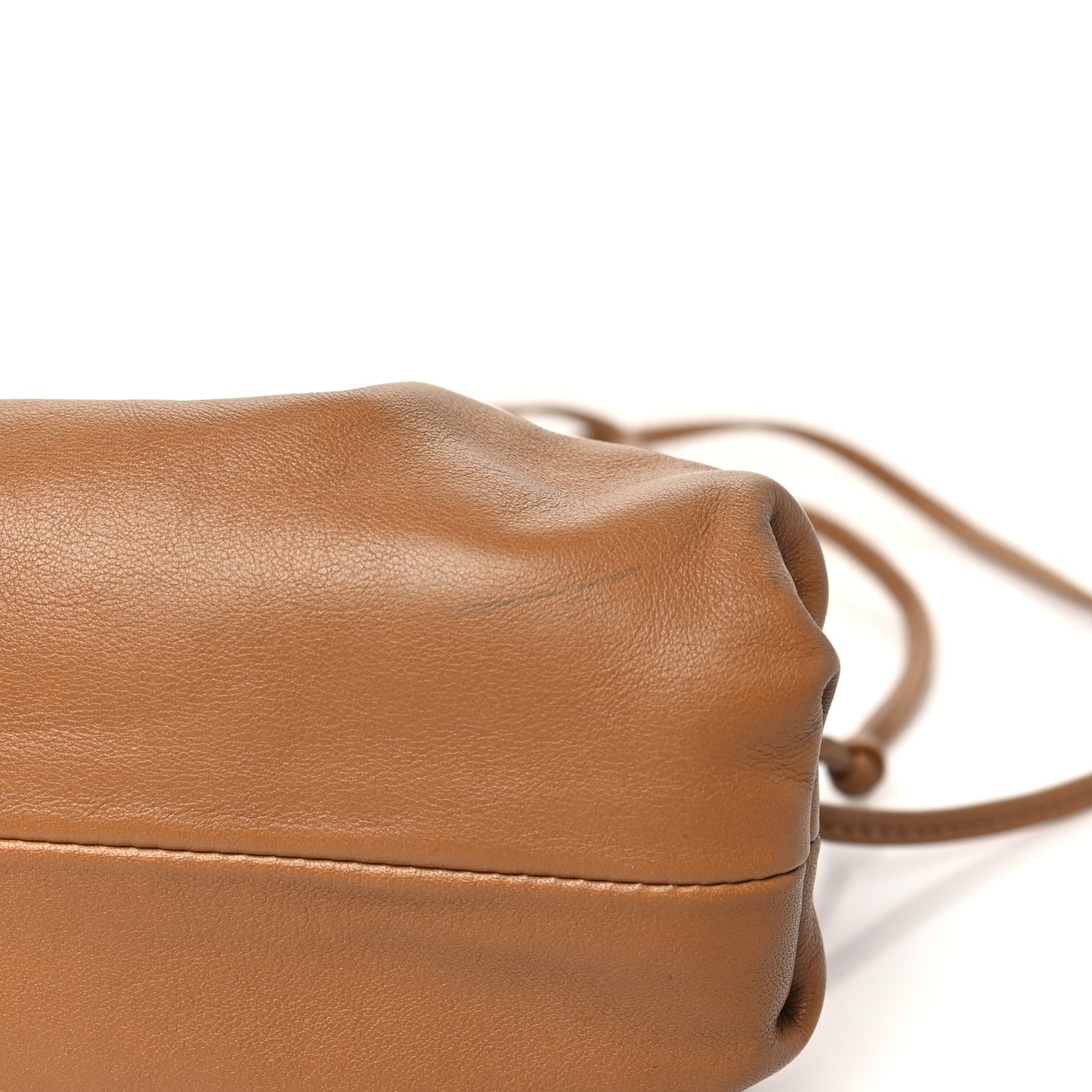 Butter Calfskin The Mini Pouch Cammello