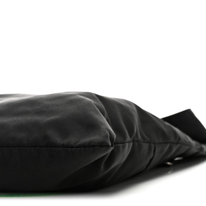 Prada Tessuto Nylon Saffiano Flat Messenger Bag Black 9 of 9