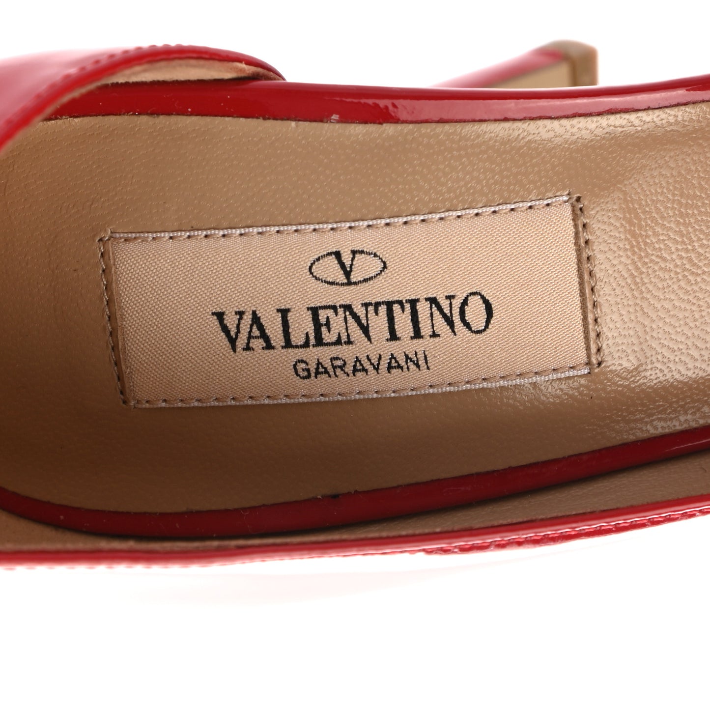 Patent Couture Bow Peep Toe d'Orsay 15/110mm Pumps 36.5 Rosso Valentino