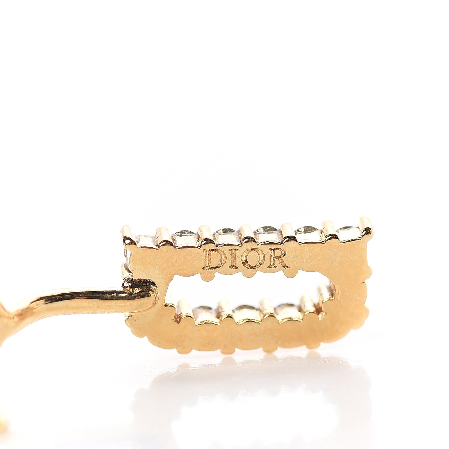 Crystal Pearl My ABCDior D Tribale Earring Gold