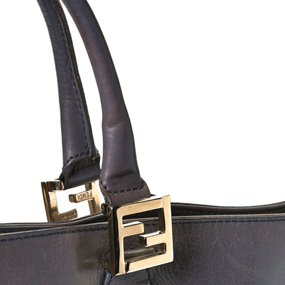 Fendi Vitello Acqua Large Twins Tote Grigio Scuro 22 of 24