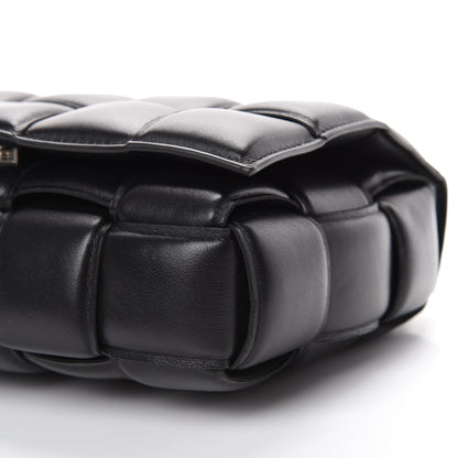 Bottega Veneta Lambskin Maxi Intreccio Padded Chain Cassette Crossbody Bag Black 9 of 9