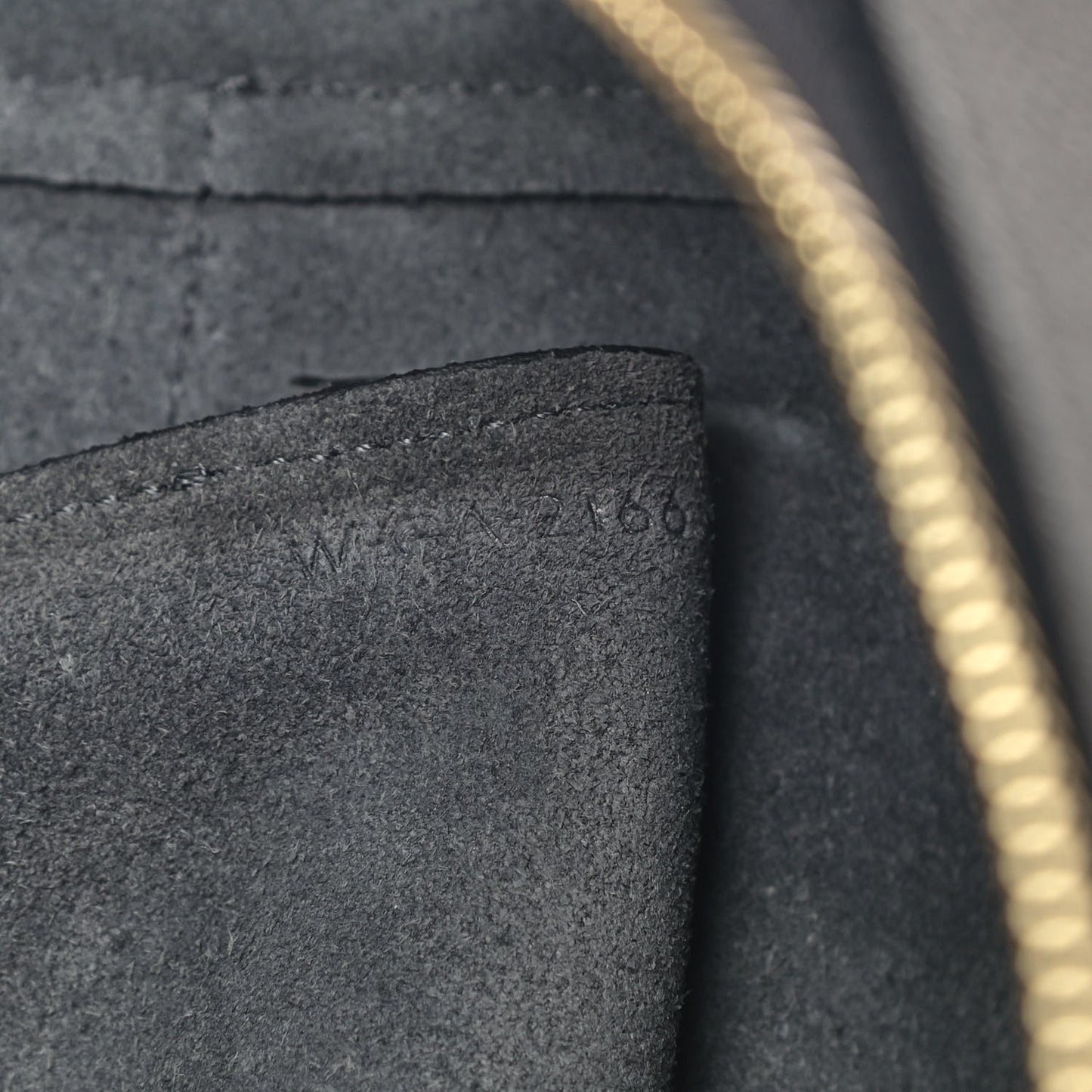 Grained Calfskin Mini Belt Bag Grey
