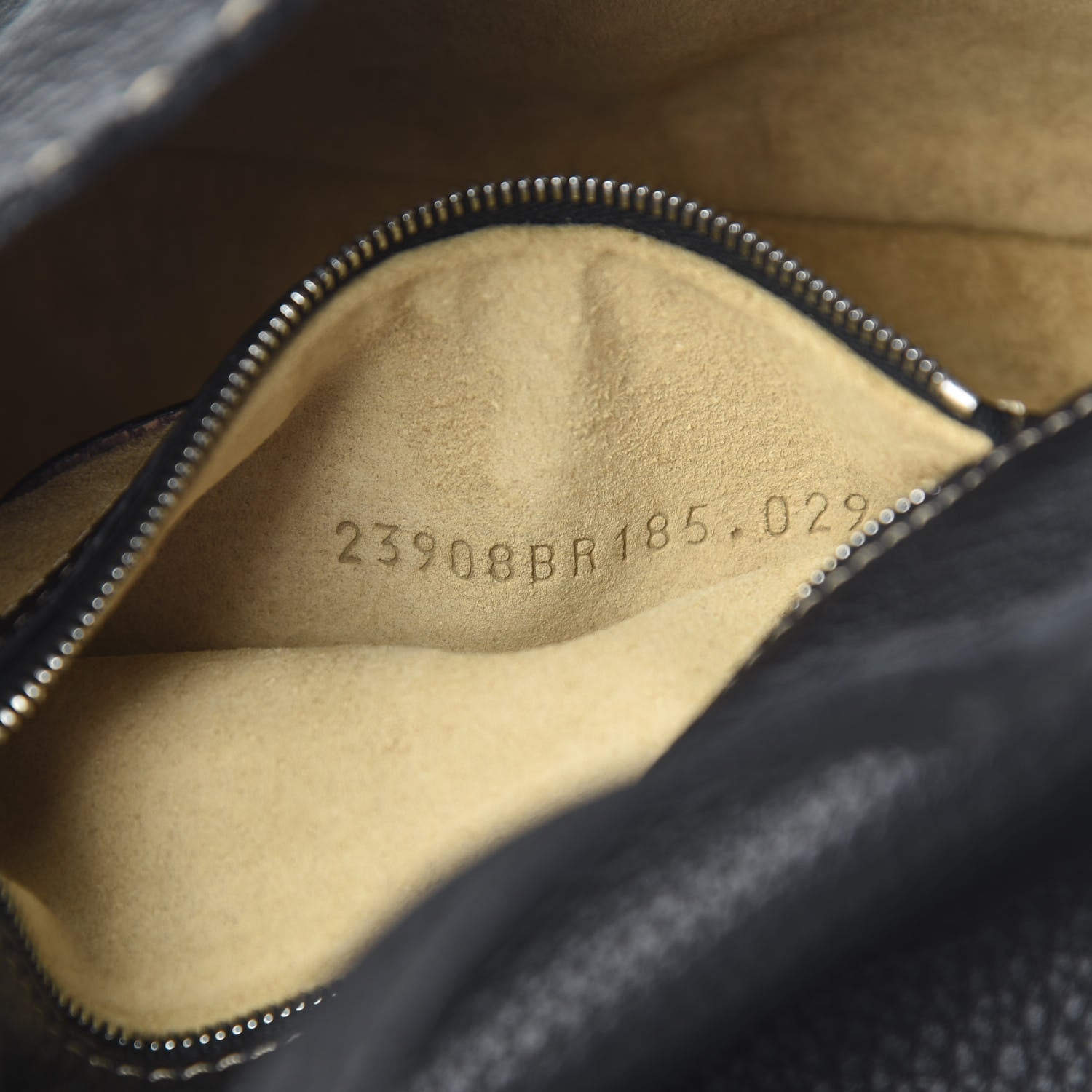 Fendi Calfskin Romano Selleria Baguette Black 10 of 10