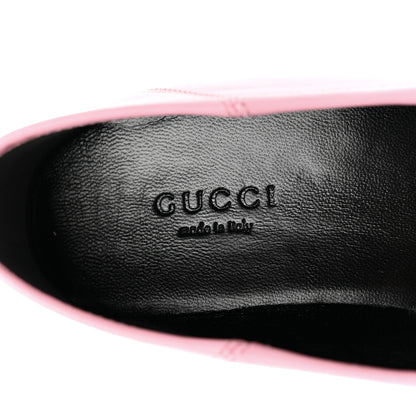 Gucci Lambskin Mystic Cat Womens Brixton Horsebit Loafers 35 Perfect Pink 7 of 11