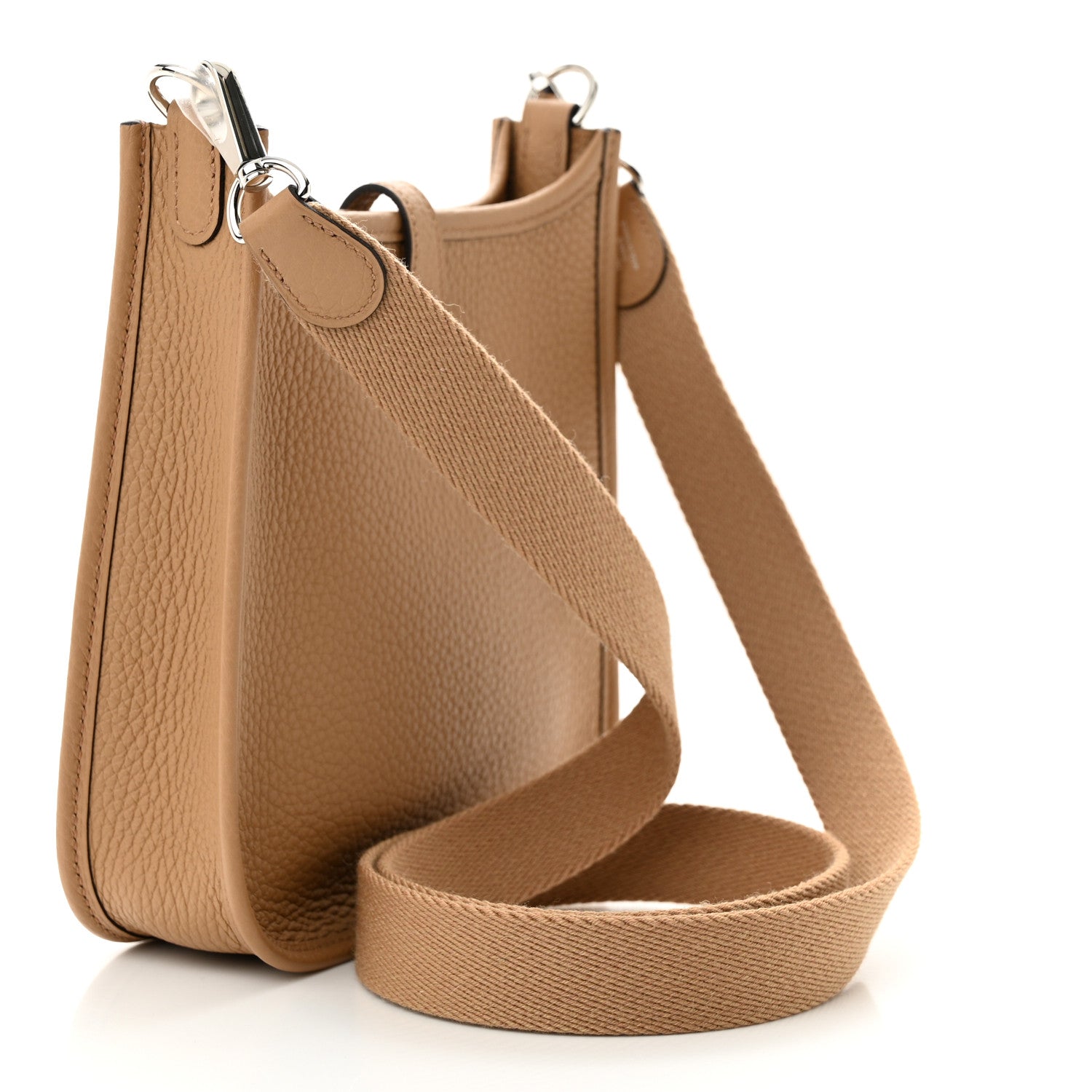 Hermes Taurillon Clemence Amazone Evelyne TPM Chai 3 of 11