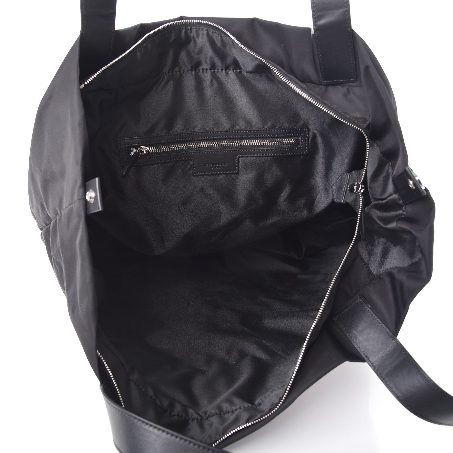 Givenchy Nylon Calfskin Gothic Tote Black 5 of 10