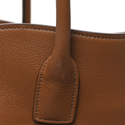 Prada Soft Grain Calfskin Large Tote Bag Caramel 11 of 11