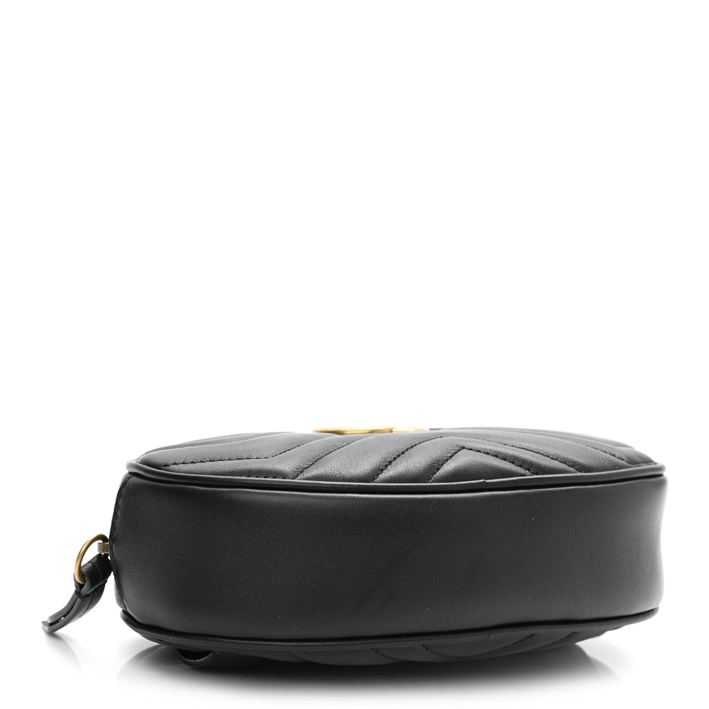 Calfskin Matelasse GG Marmont Belt Bag 85 34 Black