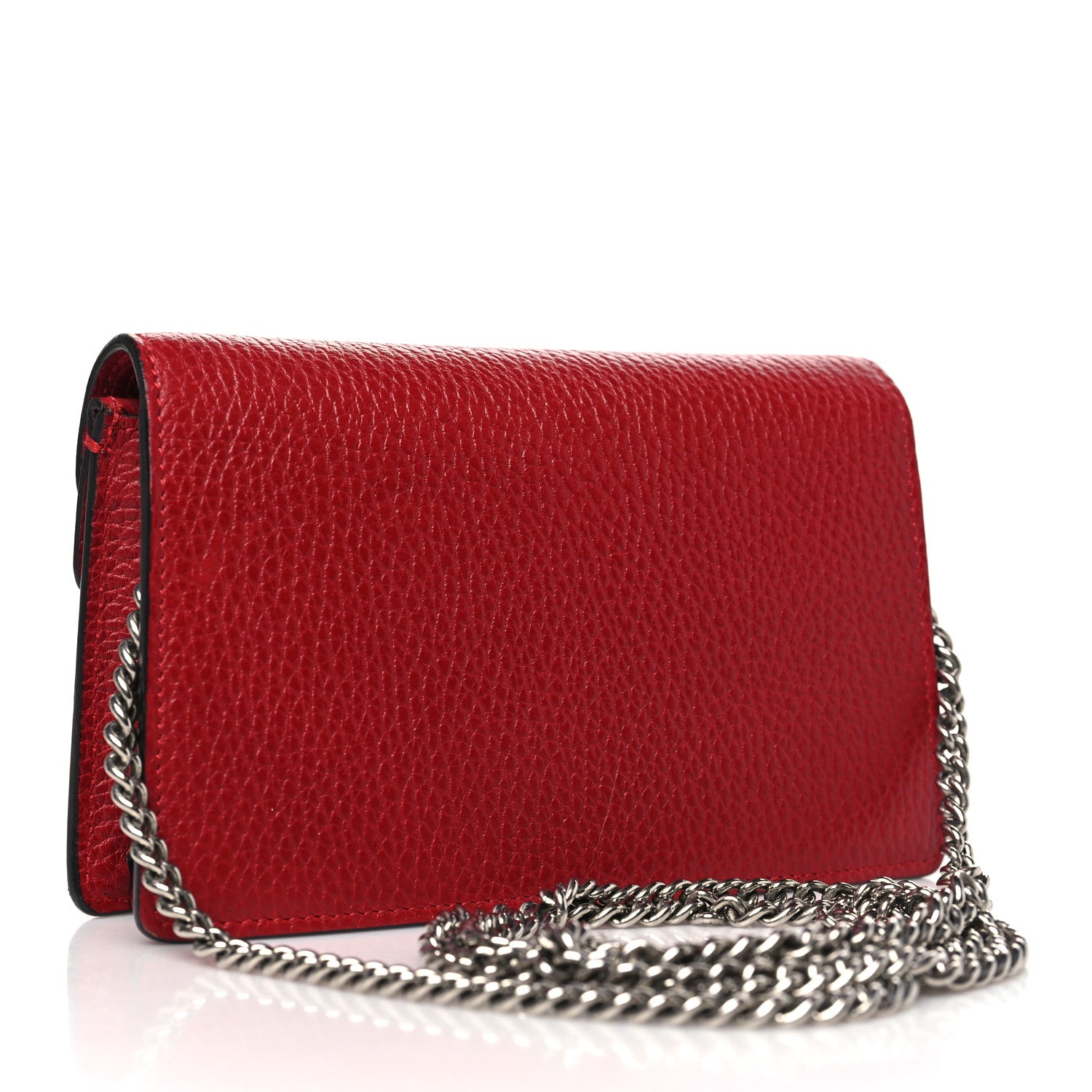 Gucci Calfskin Super Mini Dionysus Shoulder Bag Hibiscus Red 3 of 10