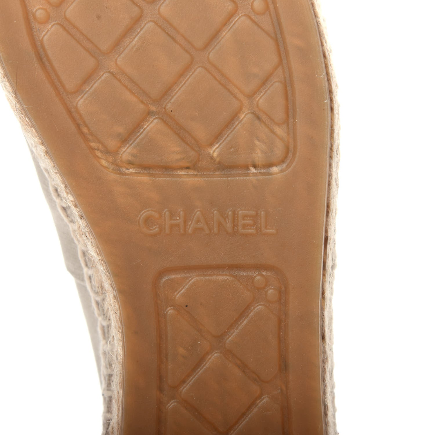 Chanel Canvas Grosgrain CC Espadrilles 39 Light Green Black 9 of 12