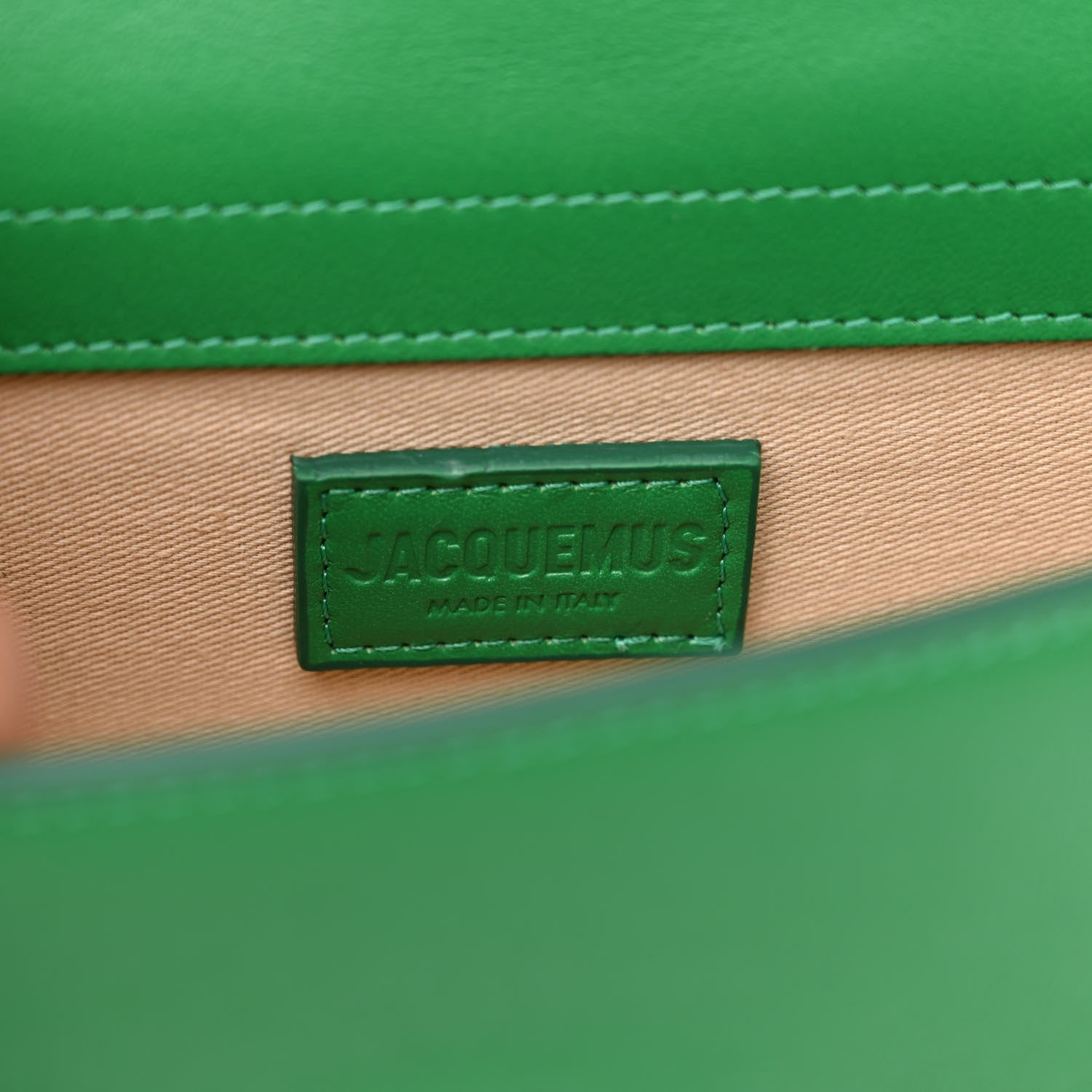 Jacquemus Smooth Calfskin Le Bambino Green 6 of 10