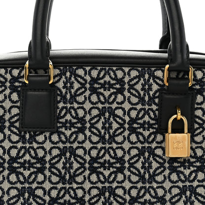 Loewe Jacquard Anagram Calfskin Amazona 23 Black Navy 7 of 10