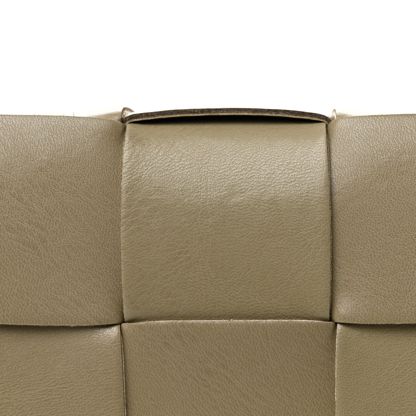 Calfskin Maxi Intreccio Cassette With Strap Bag Taupe