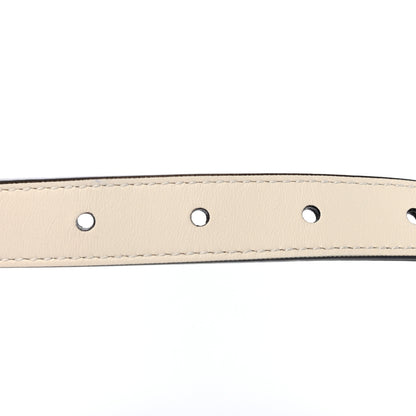 Gucci Calfskin Double G 20mm Belt 80 32 Mystic White 3 of 5