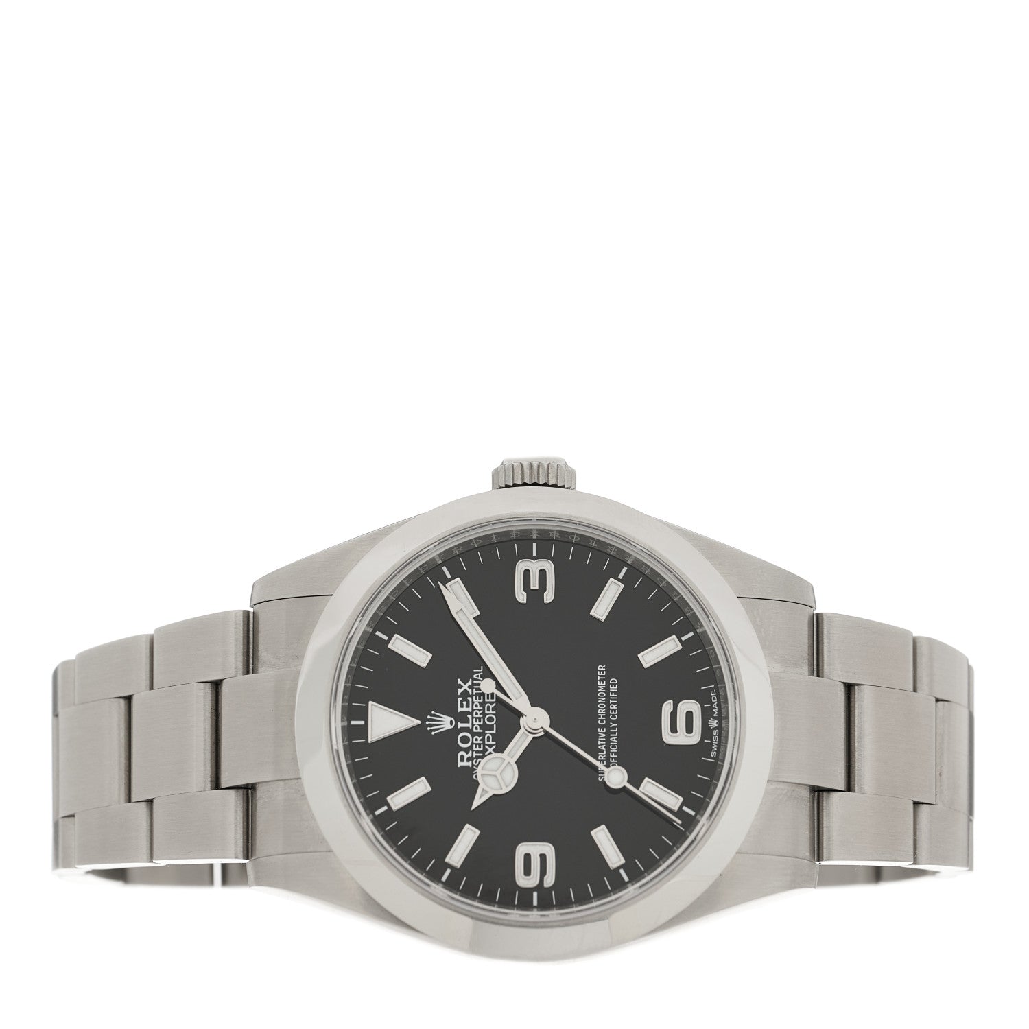 Rolex Stainless Steel 40mm Oyster Perpetual Explorer Watch Black 224270 2 of 5