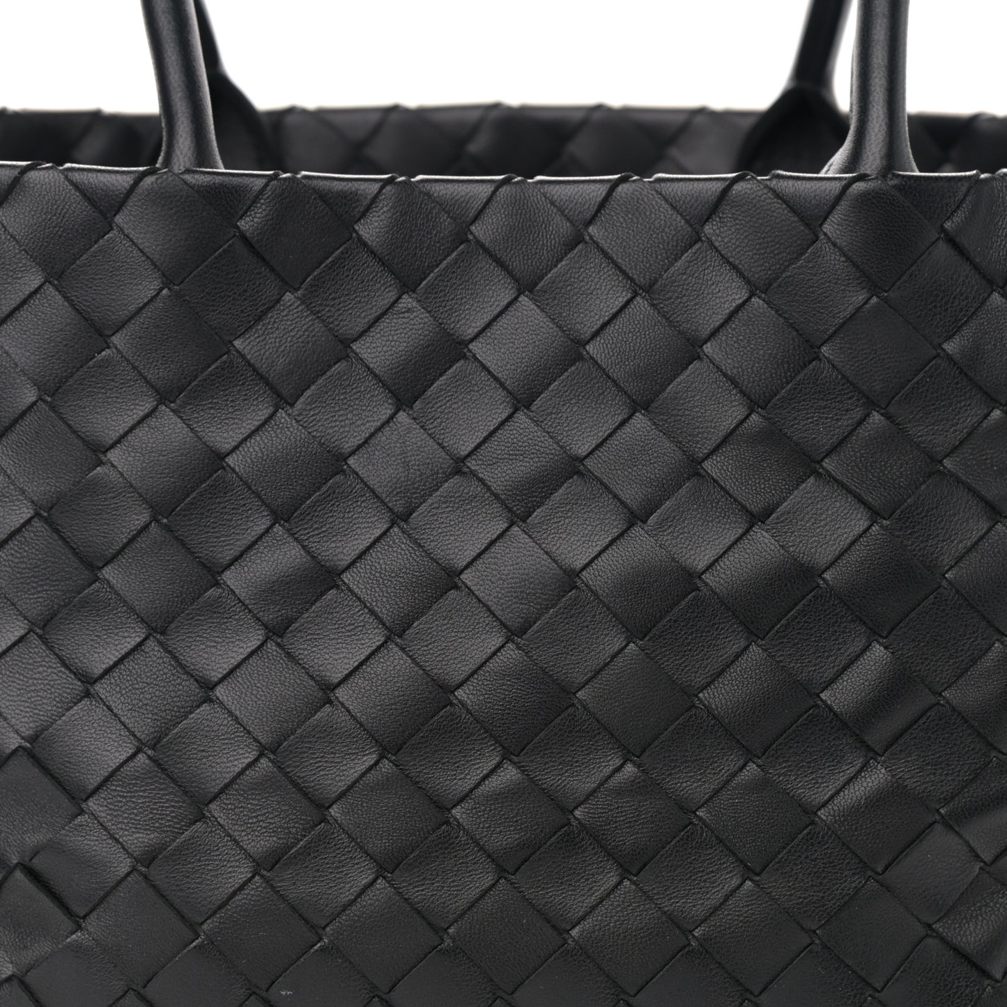 Nappa Intrecciato Small Tote Black