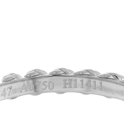 Boucheron 18K White Gold Serpenti Boheme Wedding Band Ring 47 4 5 of 6