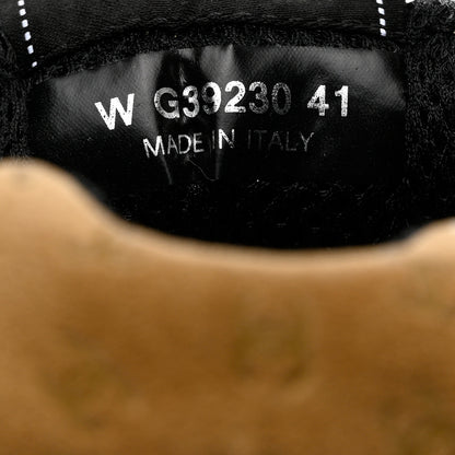 Chanel Suede Calfskin Printed CC Sneakers 41 Beige 6 of 10