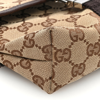 Gucci Monogram Waist Pouch Bag Dark Brown 9 of 11