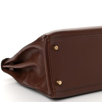 Hermes Courchevel Kelly Retourne 35 Noisette 12 of 13