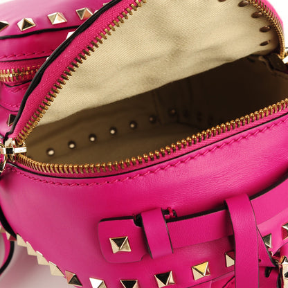 Valentino Garavani Calfskin Mini Rockstud Backpack Fuxia 8 of 8