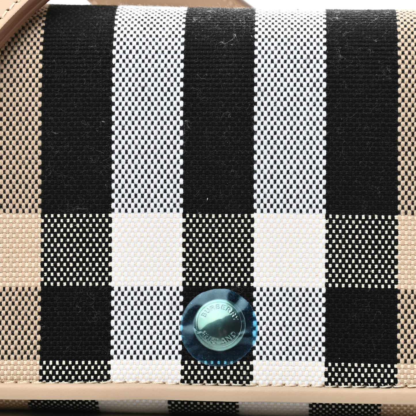 Canvas Check Hackberry Crossbody Bag Soft Fawn