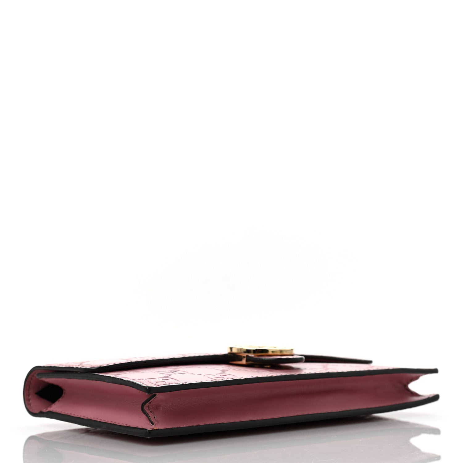 Gucci Guccissima Icon Chain Wallet Carmine Rose 4 of 8