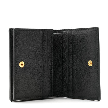 Gucci Calfskin Web Ophidia Card Case Black 5 of 9