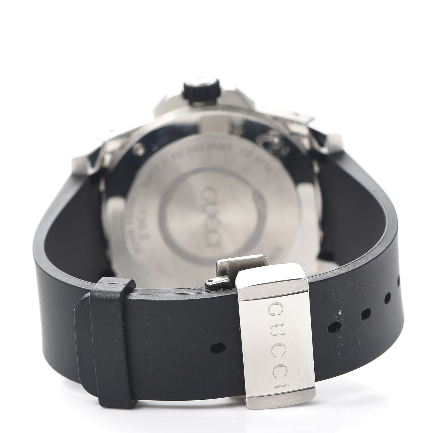 Stainless Steel Rubber 45mm Dive Snake Quartz Watch Black