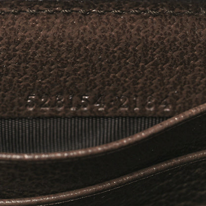 Gucci GG Supreme Monogram Web Ophidia Zip Around Wallet Brown 7 of 9