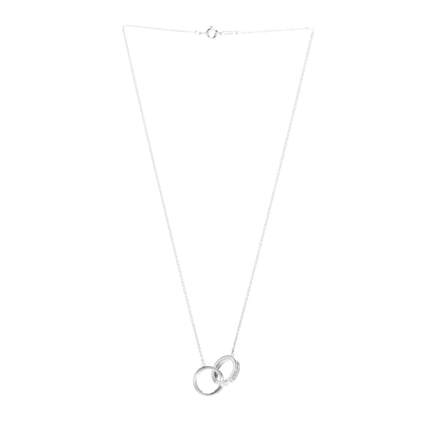 Sterling Silver 1837 Interlocking Circles Pendant Necklace