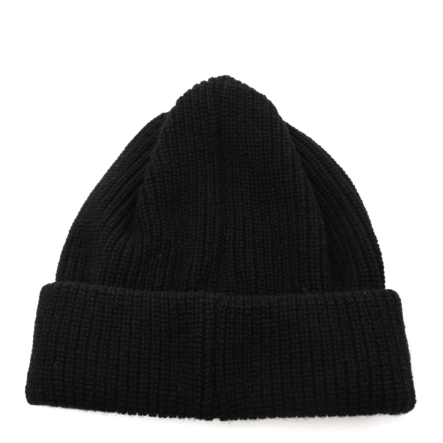 Chanel Cashmere Logo Beanie Hat Black White 3 of 4