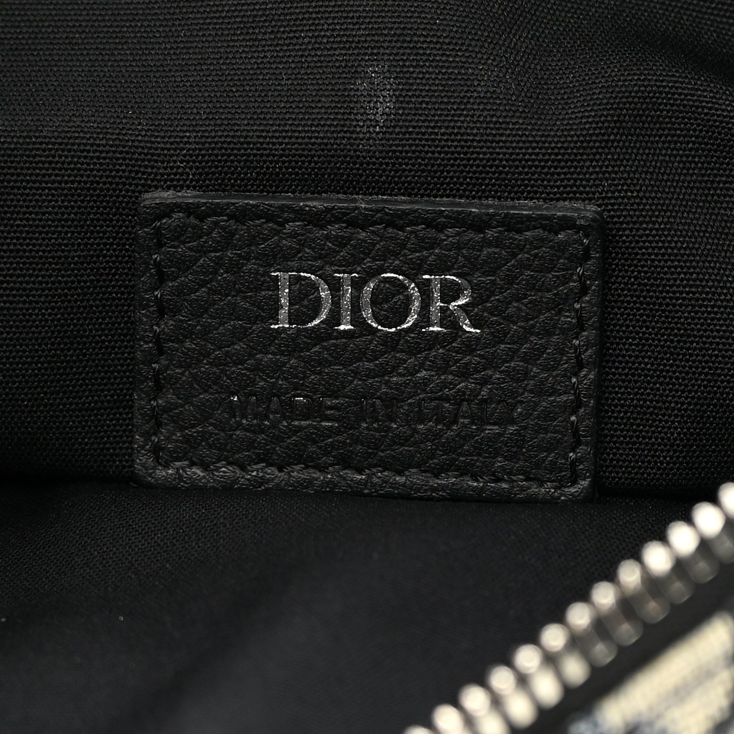 Oblique Mens Saddle Bag Blue