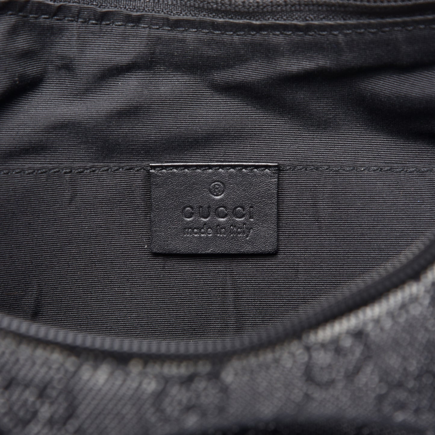 Denim Monogram Pochette Black
